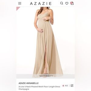 Azazie maternity brides maid dress